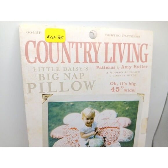 5/$25 Country Living Little Daisy's "Big Nap Pillow" Sewing Pattern Amy Butler - Picture 4 of 5